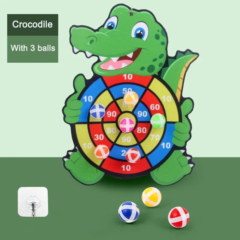Sticky Ball Dart Board Toss Game for Kids