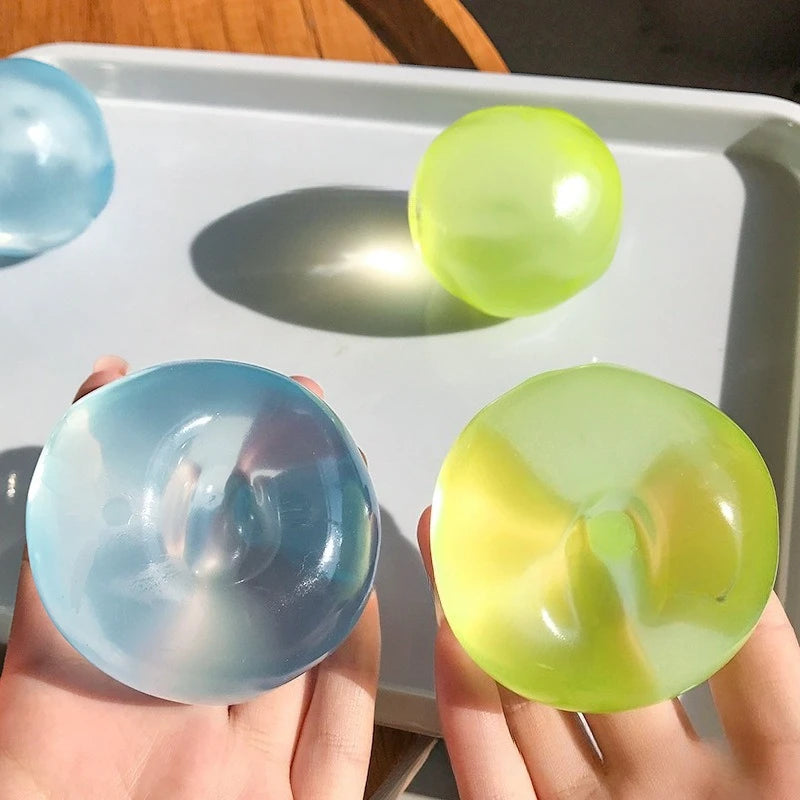 Transparent Mochi Plasticity Fidget Toy - Moldable Stress Ball