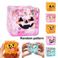 Luminous Halloween Squishy Cube — Slow-Rebound Toy