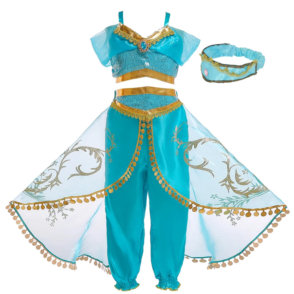 NovibebeCo. Girls Halloween Princess Cosplay Dress - Rapunzel, Anna & Elsa