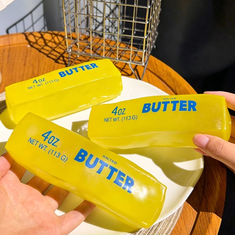 Slow-Rise Butter Squishy — Soft Sensory Fidget Toy