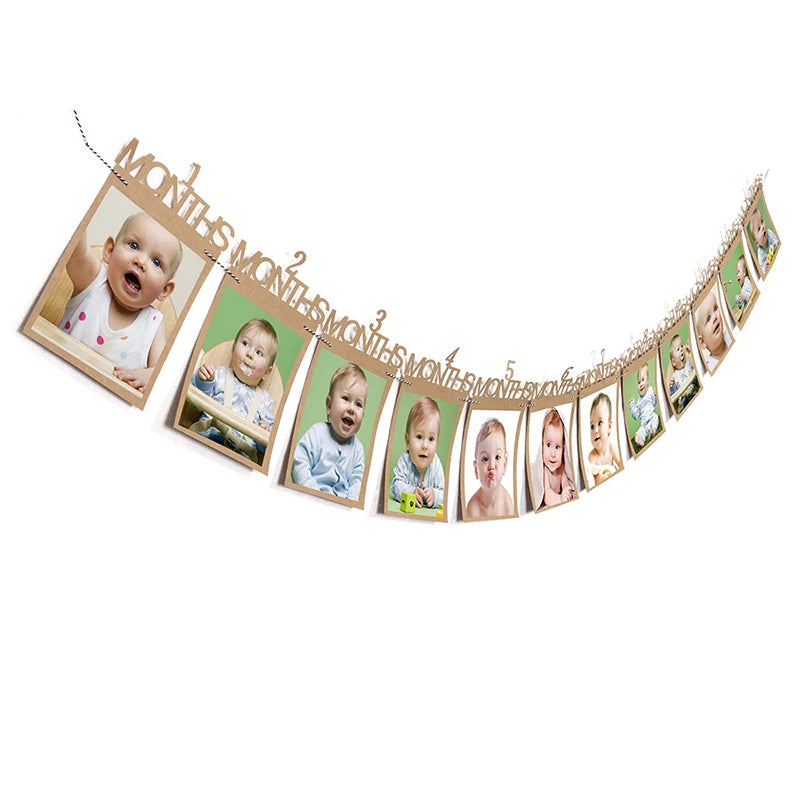 Baby Monthly Milestone Banner