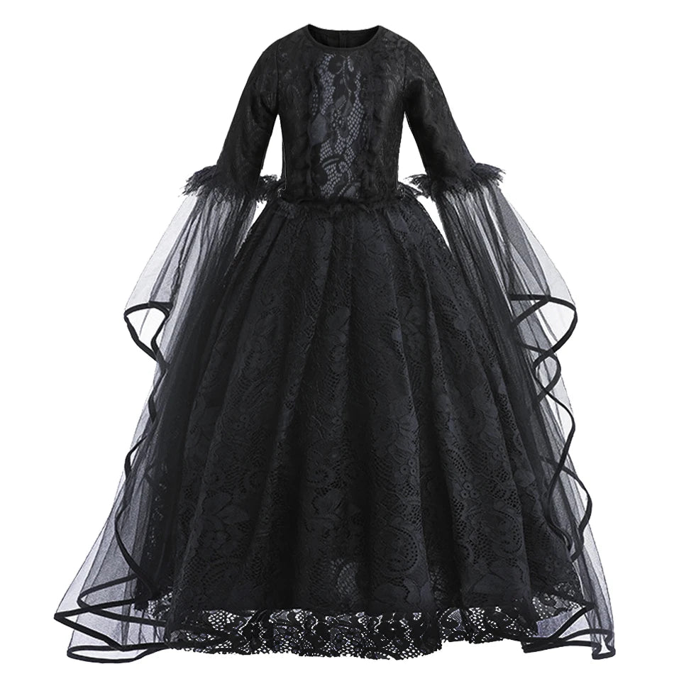 Girls’ Dark Witch Evil Queen Costume Dress
