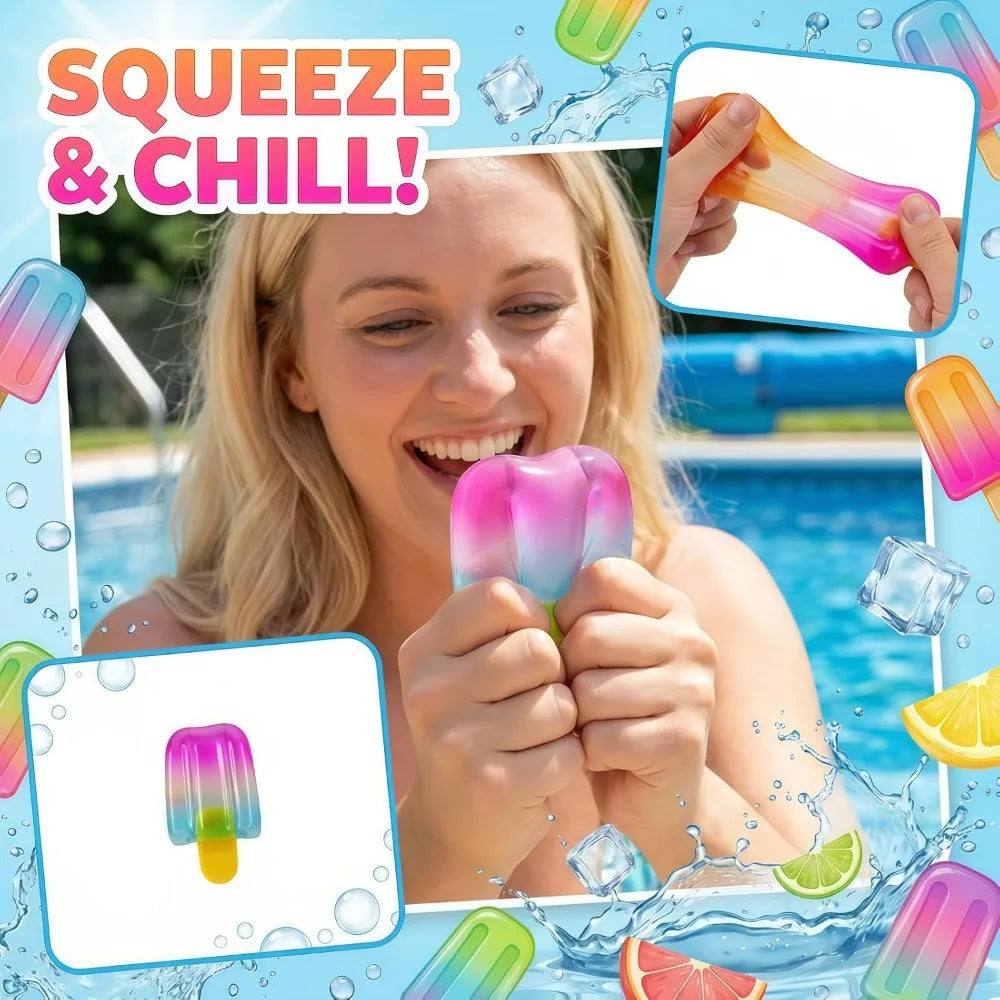 Ice Cream Popsicle Squishy Toy - Stress Relief Sensory Fidget