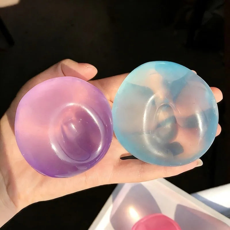 Transparent Mochi Plasticity Fidget Toy - Moldable Stress Ball
