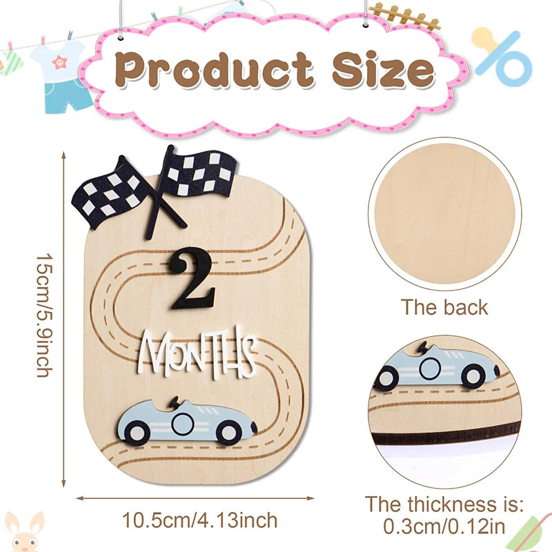 Wooden Hello World Newborn Sign
