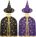 Kids’ Witch Cloak & Hat Costume Set, 2-Pack