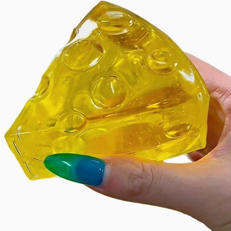 Honey Cheese Mochi Squishy — Soft Sensory Fidget Toy