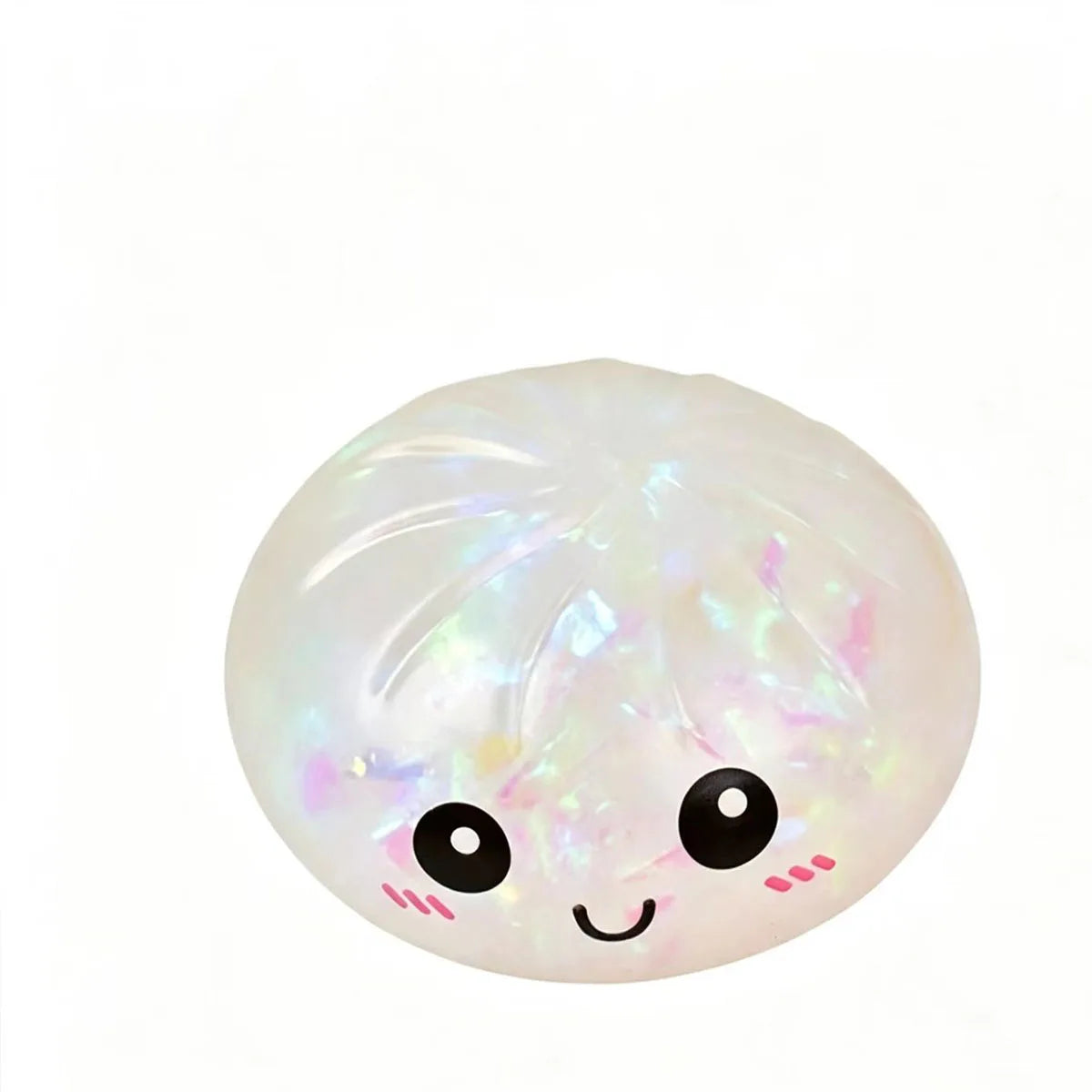 Glitter Dumpling Squishy — Soft Stress Relief Toy