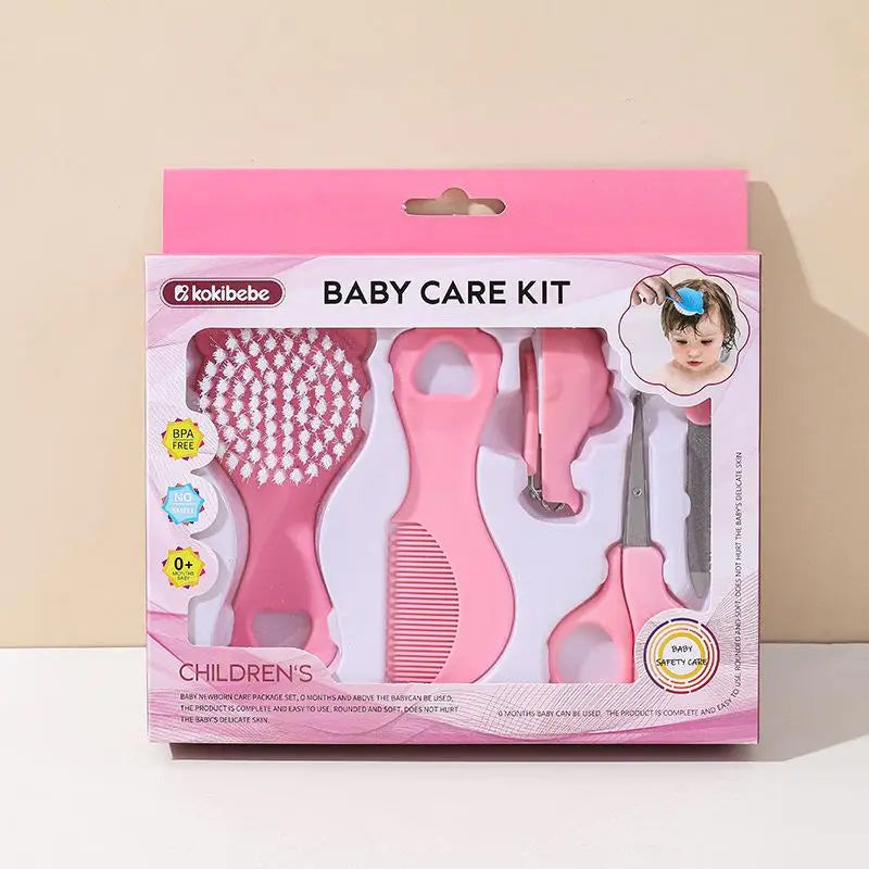【1Set Comb Grooming Baby Care Kit Baby Portable Tool Grooming Nail Care Set】