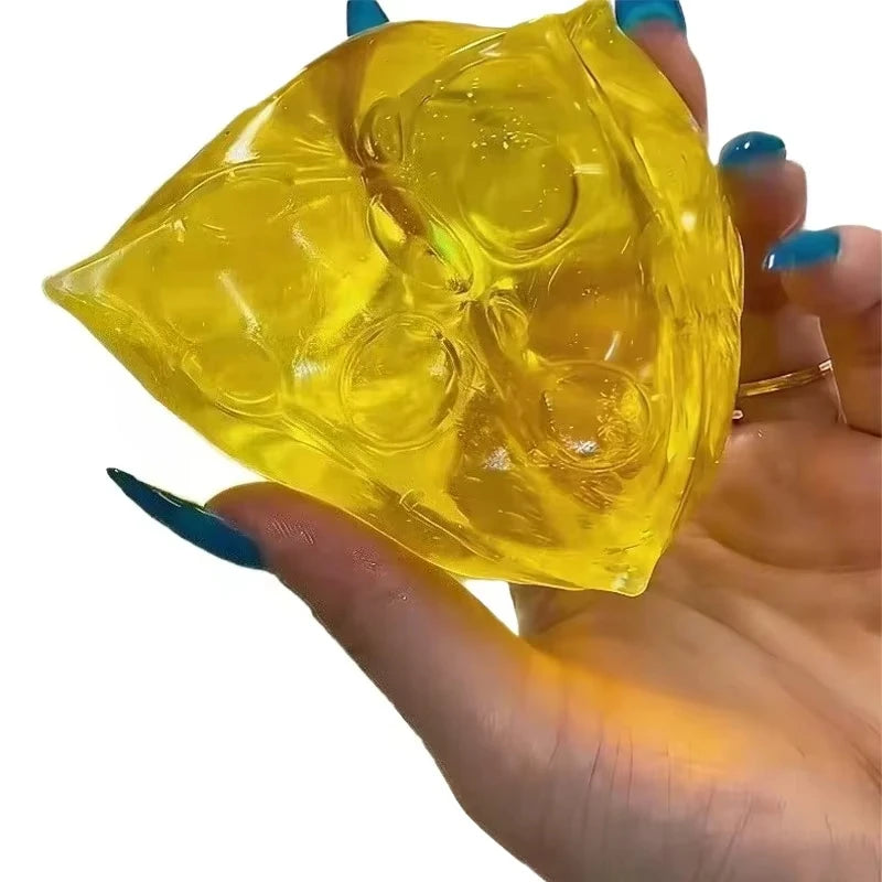 Honey Cheese Mochi Squishy — Soft Sensory Fidget Toy