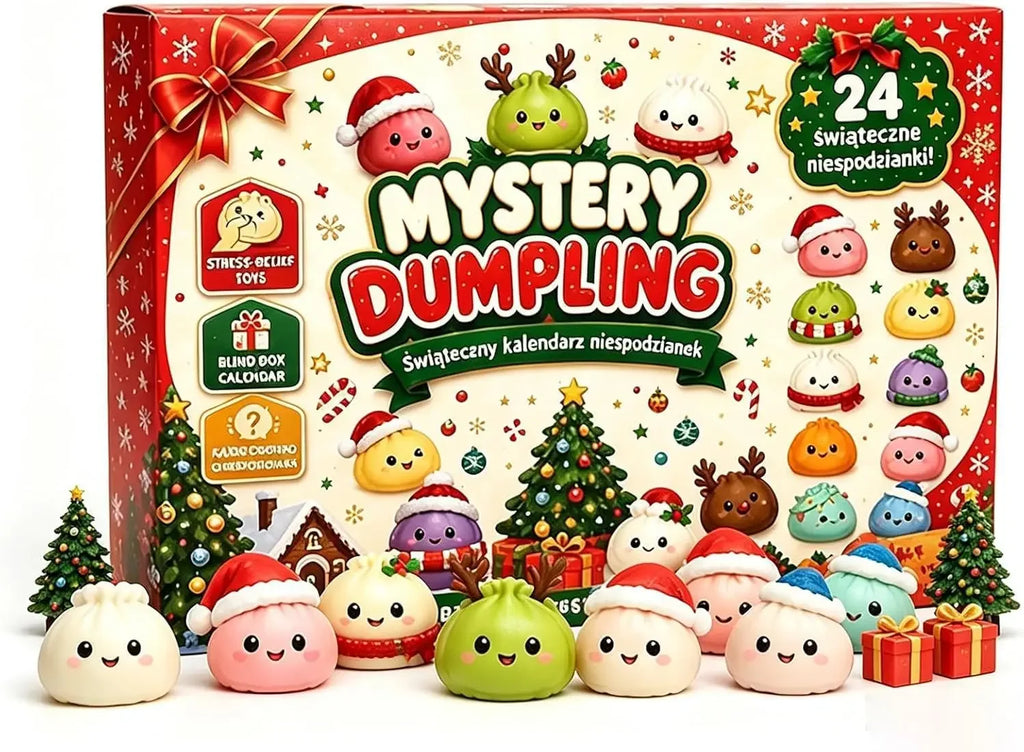 Christmas Squishy Advent Calendar - 24 Day Countdown Surprise Box