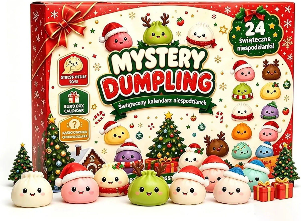 Christmas Squishy Advent Calendar - 24 Day Countdown Surprise Box