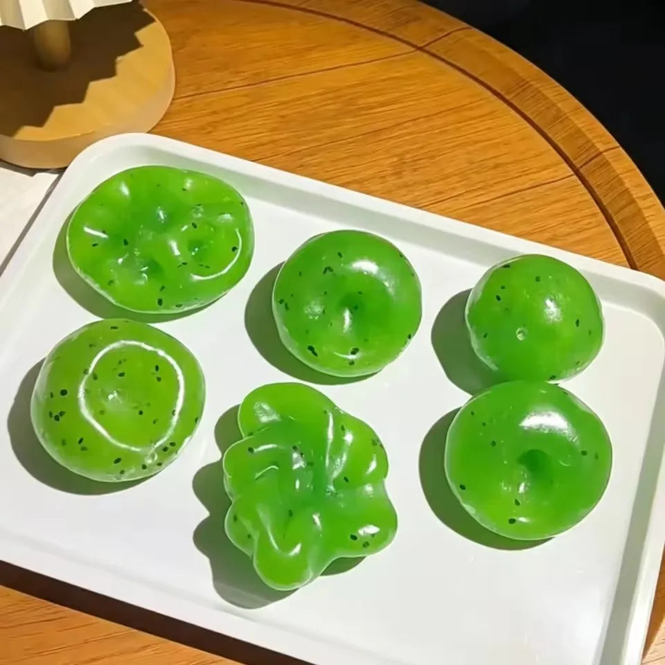 Kiwi & Watermelon Slush Squeeze Ball - Crunchy Sound Fidget Toy
