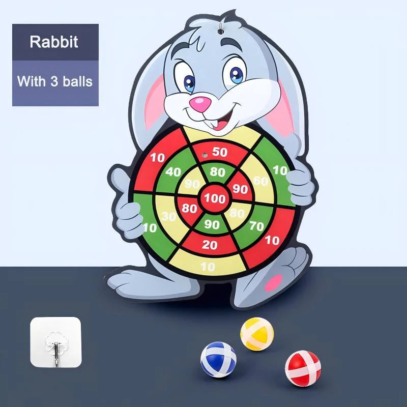 Sticky Ball Dart Board Toss Game for Kids