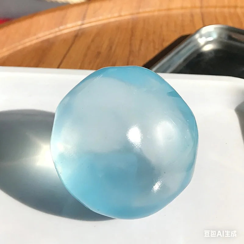 Transparent Mochi Plasticity Fidget Toy - Moldable Stress Ball