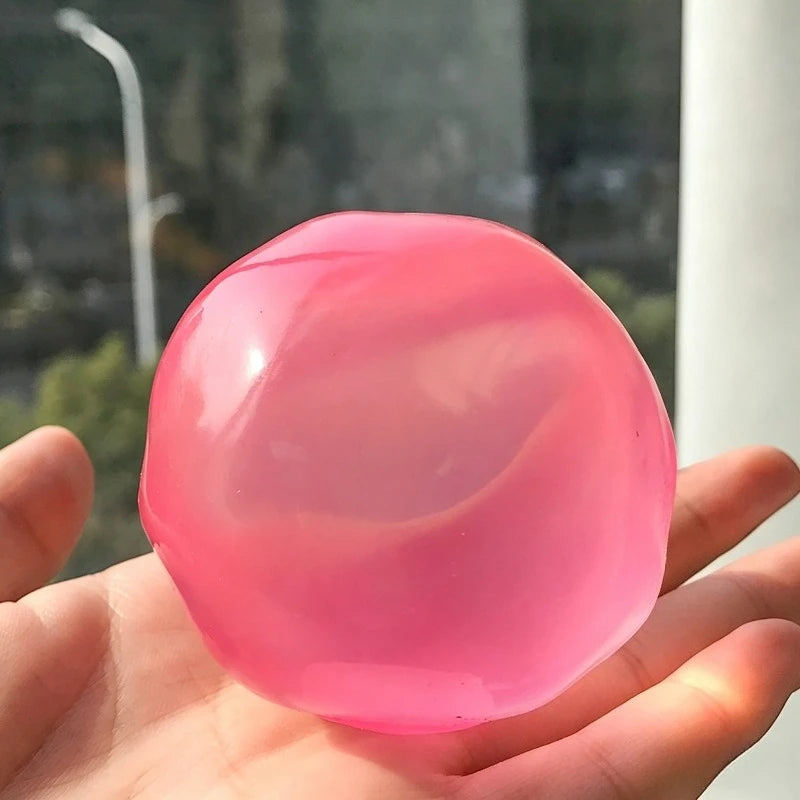Transparent Mochi Plasticity Fidget Toy - Moldable Stress Ball