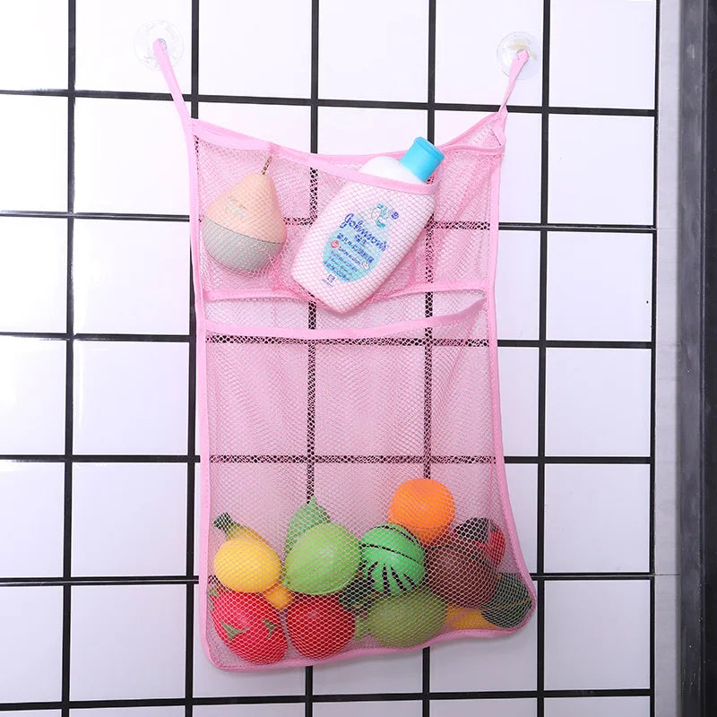 Baby Bath Toy Storage Bag with Suction Cups