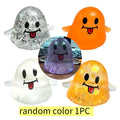 Glitter Halloween Ghost Squishy — Soft Fidget Toy