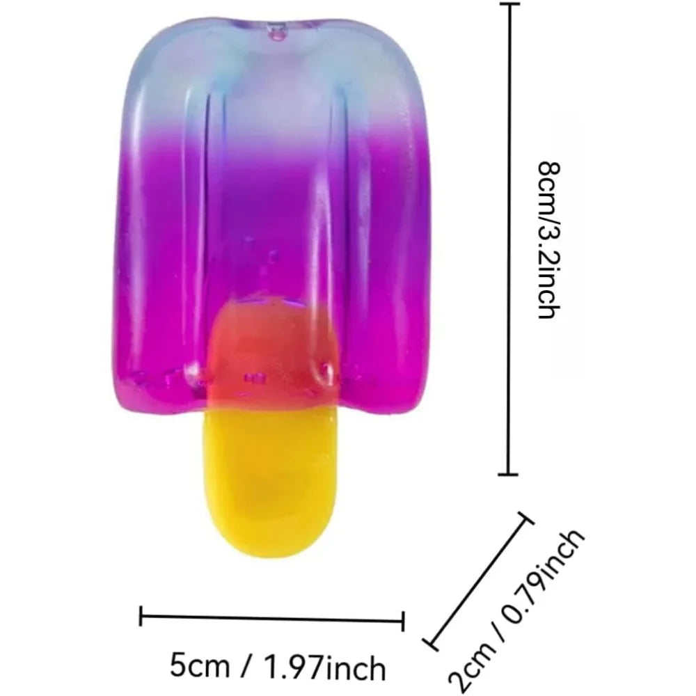Ice Cream Popsicle Squishy Toy - Stress Relief Sensory Fidget