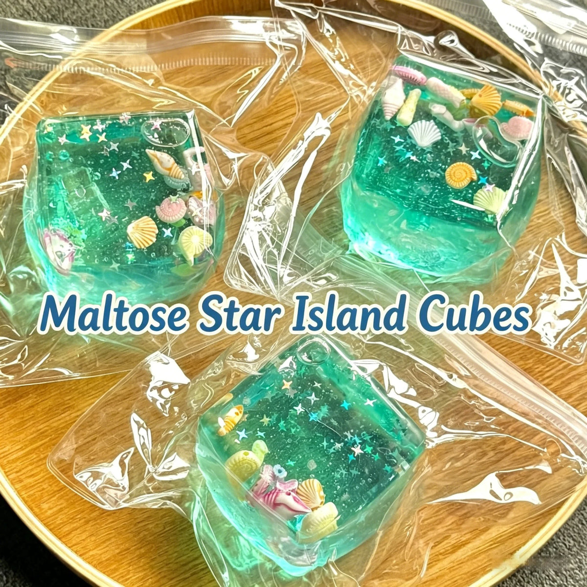 Ocean Sensory Fidget Cube — Slow-Rise Squishy Toy